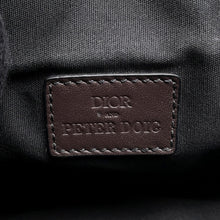 将图像加载到图库查看器中,Dior Peter Doyck collaboration camouflage saddlebag Brown Canvas Leather