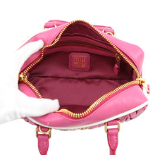 将图像加载到图库查看器中,MIUMIU Arcadi Matelasse 2-way Bag Pink5BB142 Leather