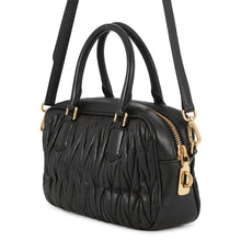 Load image into Gallery viewer, MIUMIU Arcadi Matelasse 2-way Bag Black5BB124 Leather