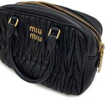 Load image into Gallery viewer, MIUMIU Arcadi Matelasse 2-way Bag Black5BB124 Leather