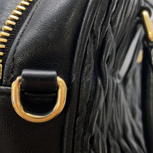 将图像加载到图库查看器中,MIUMIU Arcadi Matelasse 2-way Bag Black5BB124 Leather