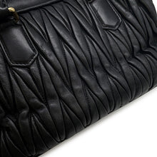 Load image into Gallery viewer, MIUMIU Arcadi Matelasse 2-way Bag Black5BB124 Leather