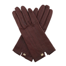 将图像加载到图库查看器中,HERMES Gloves Size 7 1/2 Brown Leather