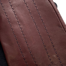 将图像加载到图库查看器中,HERMES Gloves Size 7 1/2 Brown Leather
