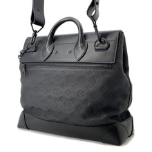 将图像加载到图库查看器中,LOUIS VUITTON Steamer NoirM55701 Monogram・Taurillon Size PM