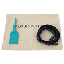 将图像加载到图库查看器中,LOUIS VUITTON Keepall Bandouliere Turquoise/NoirM11645 Monogram Eclipse Reverse Size 25