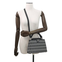 Load image into Gallery viewer, LOUIS VUITTON Capucines Noir/WhiteM42641 Leather Size BB