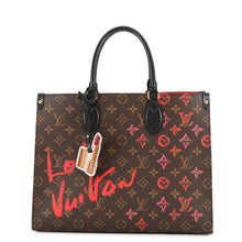 将图像加载到图库查看器中,LOUIS VUITTON Fall in Love Onthego RedM45888 Monogram Size MM