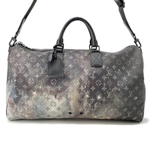 将图像加载到图库查看器中,LOUIS VUITTON Keepall Bandouliere Black/MulticolorM44166 Monogram / Galaxy Size 50