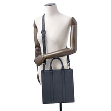 将图像加载到图库查看器中,LOUIS VUITTON Sac Plat BlackM59960 Monogram・Taurillon