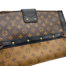 将图像加载到图库查看器中,LOUIS VUITTON Trunk Clutch BrownM43596 Monogram Monogram Reverse Canvas