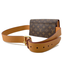 将图像加载到图库查看器中,LOUIS VUITTON SPadlock belt pouch BrownM44667 Monogram Size PM