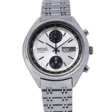 Load image into Gallery viewer, SEIKO Chronograph Baby Panda W42mm Stainless Steel Silver Dial6138-8001