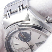 Load image into Gallery viewer, SEIKO Chronograph Baby Panda W42mm Stainless Steel Silver Dial6138-8001