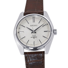 Load image into Gallery viewer, SEIKO King Seiko Hi-Beat W36mm Stainless Steel Leather Silver Dial45-7000