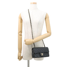 将图像加载到图库查看器中,CHANEL Mini Matelasse Single Chainshoulder Bag BlackA69900 Lambskin Size 20