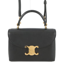 Load image into Gallery viewer, CELINE Teen Nino 2-Way Handbag Black118113 Calf Leather