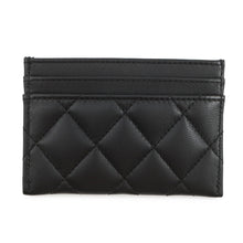 将图像加载到图库查看器中,CHANEL Matelasse Card Case BlackAP3990 Lambskin/Rhinestone