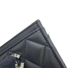 Load image into Gallery viewer, CHANEL Matelasse Card Case BlackAP3990 Lambskin/Rhinestone