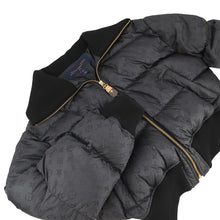 Load image into Gallery viewer, LOUIS VUITTON Cropped Monogram Puffer Jacket MonogramPattern/Short Length Size 38 Noir Nylon76% Polyurethane24%