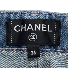 将图像加载到图库查看器中,CHANEL DenimSkirt Size 36 BlueP79895 Denim