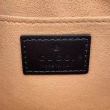 将图像加载到图库查看器中,GUCCI GG Marmont Mini Shoulder Bag Black/Beige448065 Leather Size Mini