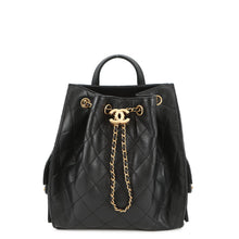 将图像加载到图库查看器中,CHANEL CHANEL 25 Medium Backpack BlackAS5600 Caviar Leather Size Medium