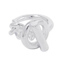 将图像加载到图库查看器中,HERMES Croisette Ring Size MM/52/#12 SV925