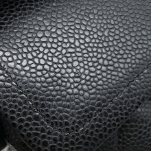 将图像加载到图库查看器中,CHANEL Matelasse W Flap ChainShoulder Bag BlackA01112 Caviar Leather Size 25