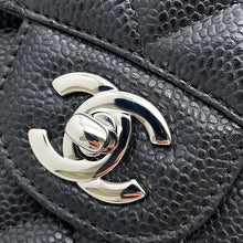 将图像加载到图库查看器中,CHANEL Matelasse W Flap ChainShoulder Bag BlackA01112 Caviar Leather Size 25