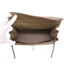 将图像加载到图库查看器中,HERMES Kelly Sellier Etoupe Epsom Size 28