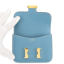 将图像加载到图库查看器中,HERMES Constance Slim New Blue Jean Evercolor