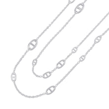 Load image into Gallery viewer, HERMES Chaine d'Ancre Farandole Long Necklace Size 160 SV925