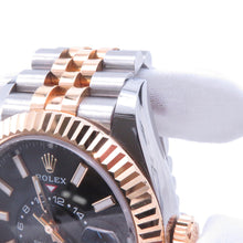 将图像加载到图库查看器中,ROLEX Sky-Dweller W42mm Stainless Steel K18YG Black Dial336933