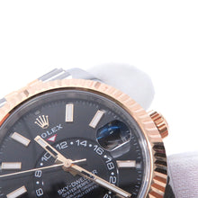 将图像加载到图库查看器中,ROLEX Sky-Dweller W42mm Stainless Steel K18YG Black Dial336933