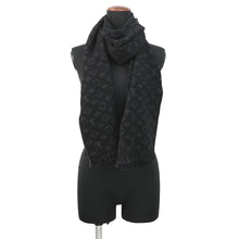 Load image into Gallery viewer, LOUIS VUITTON Echarpe / Monogram Classic Size 40/185 NoirM70520 Wool 100%