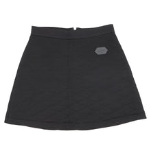 将图像加载到图库查看器中,LOUIS VUITTON Quilted Mini Skirt Size XS Noir/WhiteFISK15FED Cotton89% Nylon11%