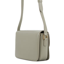 将图像加载到图库查看器中,CELINE Teen Triomphe Shoulder Bag AlmondGreen188423 Shiny Calf Leather
