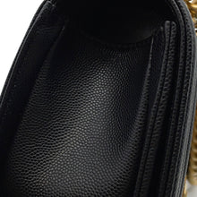 将图像加载到图库查看器中,CHANEL ChainShoulder Bag Boy Chanel BlackA67085 Caviar Leather Size Small
