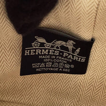 将图像加载到图库查看器中,HERMES Brid a Black Beige Canvas Size PM