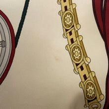 将图像加载到图库查看器中,HERMES Carre Stately Wheels Size 90 Creme/Bordeaux/Blue Silk100%