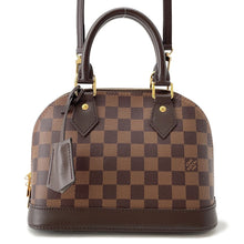 将图像加载到图库查看器中,LOUIS VUITTON Alma Brown/RedN40606 Damier Ebene Canvas Size BB