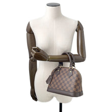 Load image into Gallery viewer, LOUIS VUITTON Alma Brown/RedN40606 Damier Ebene Canvas Size BB