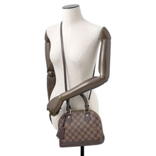 将图像加载到图库查看器中,LOUIS VUITTON Alma Brown/RedN40606 Damier Ebene Canvas Size BB