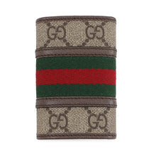 Load image into Gallery viewer, GUCCI GG Supreme 6-Key Case Beige/Brown603732 PVC Canvas Leather