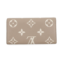 Load image into Gallery viewer, LOUIS VUITTON Portefeuille Sarah NM Tourterelle/ClaimM81049 Monogram Empreinte Leather
