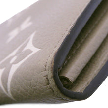 Load image into Gallery viewer, LOUIS VUITTON Portefeuille Sarah NM Tourterelle/ClaimM81049 Monogram Empreinte Leather
