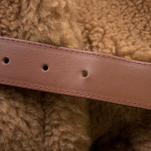 将图像加载到图库查看器中,MAX MARA New Above Teddy Bear Cape Size SM Camel Camel88% Silk12%