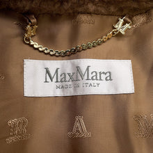 将图像加载到图库查看器中,MAX MARA New Above Teddy Bear Cape Size SM Camel Camel88% Silk12%