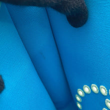 Load image into Gallery viewer, HERMES Neo Evelyne Menthe/Blue Azteque/Vert Fizz Toile Officier Swift Leather Size TPM